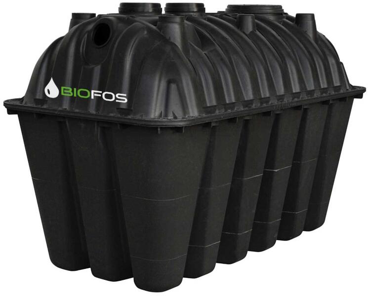 BioFos Fosa septică patrată 5 - 8 persoane, fosă de 2500 L (Fosa ...