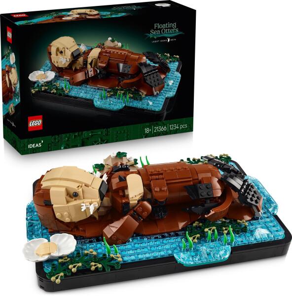 LEGO® Ideas - Floating Sea Otters (21366) (LEGO) - Preturi