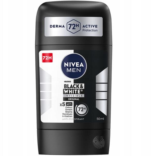Men Black & White Invisible Original deo stick 50 ml