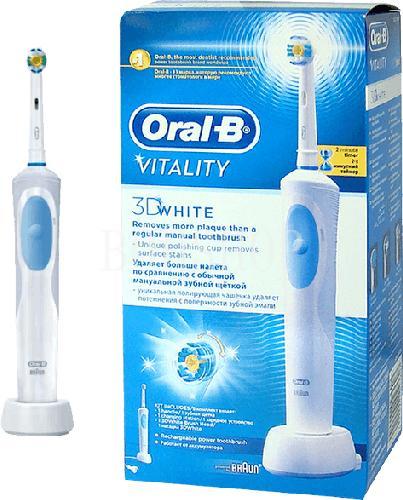 Oral-B Vitality 3D White D12w elektromos fogkefe vásárlás, olcsó Oral-B  Vitality 3D White D12w elektromos fogkefe árak, akciók