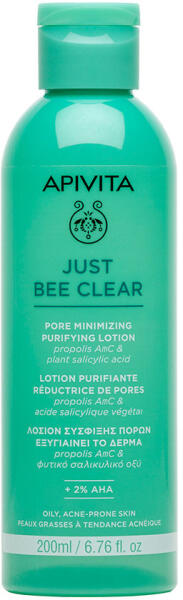 Just Bee Clear pórusösszehúzó mélytiszító lotion pattanásokra hajlamos bőrre 200 ml