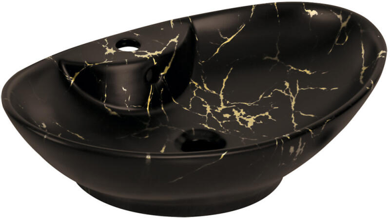 KR-139 black/gold marble (KR139BLG)