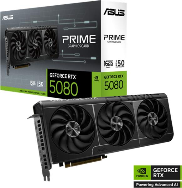 テヨン RTX5080 ASUS GeForce RTX 5080 PRIME OC 16GB GDDR7 256bit (PRIME-RTX5080