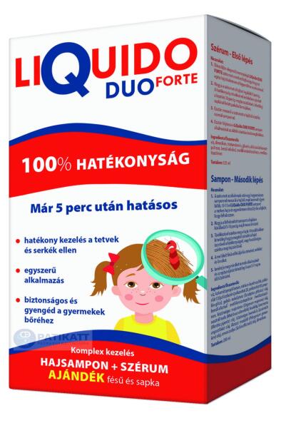 Duoforte fejtetű serkeirtó sampon+szérum 200+125 ml