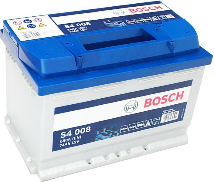 Bosch S4 12V 74Ah 680A right+ (0092S40080) vásárlás, Autó akkumulátor bolt  árak, akciók, autóakku árösszehasonlító