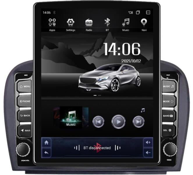 Mkd Rams MKD Navigatie Mercedes SL R230 SL350 SL500 SL55 SL600 SL65 2001-2011 ...