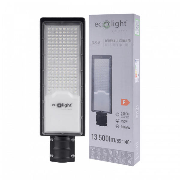 Ecolight Vásárlás: Ecolight LED utcai lámpa 150W 13500lm 5000K Hidegfény IP65 ...