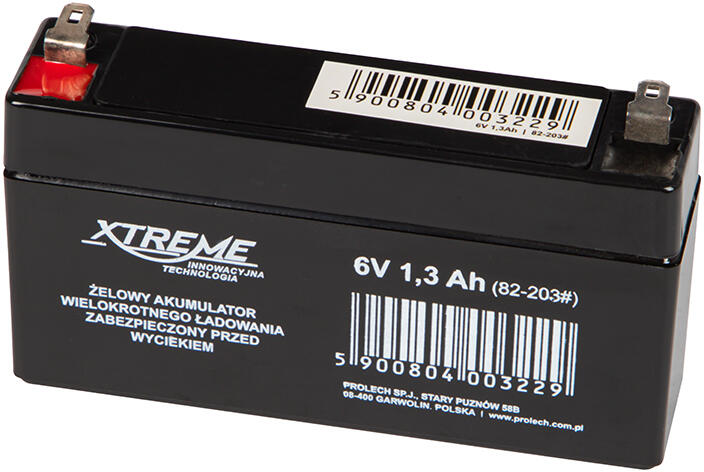 Vásárlás: XTREME Gél 6V akkumulátor 1, 3Ah XTREME (82-203) Szünetmentes ...