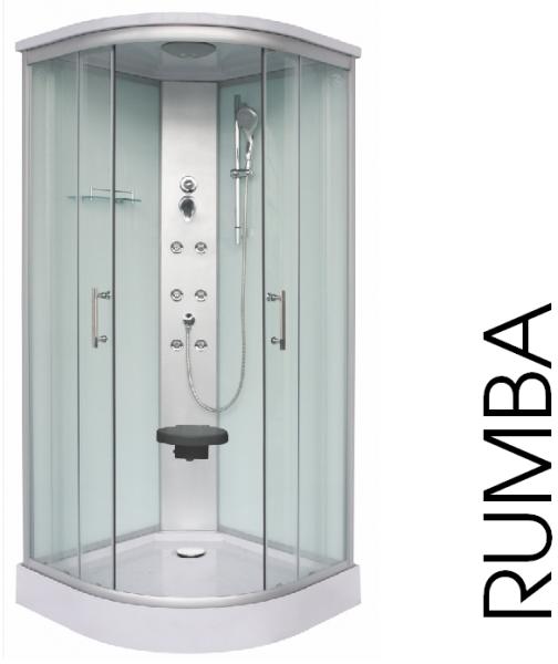 Rumba 90x90x215 cm round (CL88)