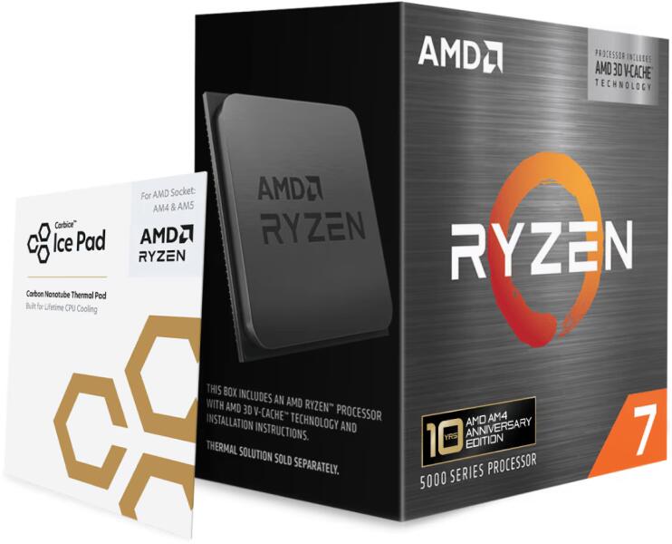 AMD Ryzen 7 5800X3D 8-Core 3.4GHz AM4 10 Year Anniversary Edition