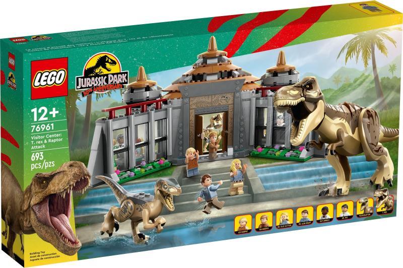 トップス BIGBIG LEGO® Jurassic World - Visitor Center: T. rex & Raptor Attack