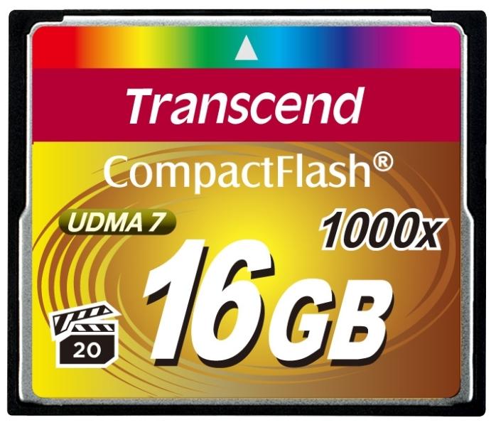 CompactFlash 16GB 1000x UDMA 7 TS16GCF1000