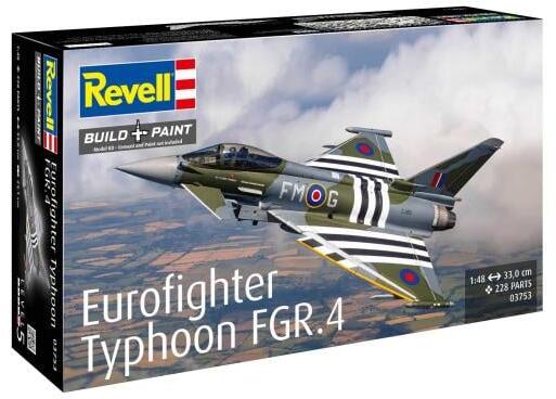 Revell Plastic ModelKit avion 03753 - Eurofighter Typhoon FGR. 4 (1: 48 ...