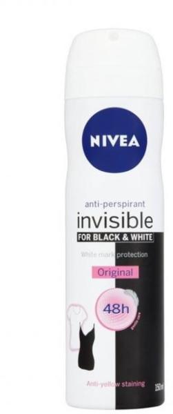 Invisible For Black & White Clear deo spray 150 ml