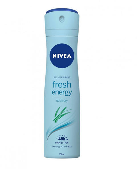 Nivea Energy Fresh deo spray 150 ml dezodor vásárlás, olcsó Nivea Energy  Fresh deo spray 150 ml izzadásgátló árak, akciók