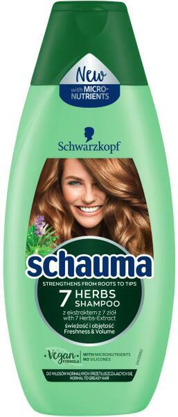 Vásárlás: Schauma 7 gyógynövény sampon lelapulás ellen zsíros hajra 400 ml  Sampon árak összehasonlítása,  7gyógynövénysamponlelapulásellenzsíroshajra400ml boltok