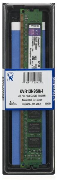 Kingston ValueRAM 4GB DDR3 1333MHz KVR13N9S8/4 (Memorie) - Preturi