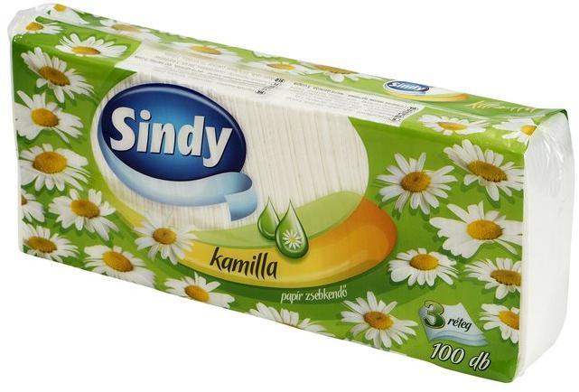 Vásárlás: Sindy Kamilla papírzsebkendő 3 rétegű 100db Papírzsebkendő árak  összehasonlítása, Kamilla papírzsebkendő 3 rétegű 100 db boltok