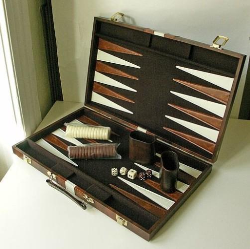 Vásárlás: Backgammon műbőr koffer 38cm 604163 Társasjáték árak  összehasonlítása, Backgammon műbőr koffer 38 cm 604163 boltok