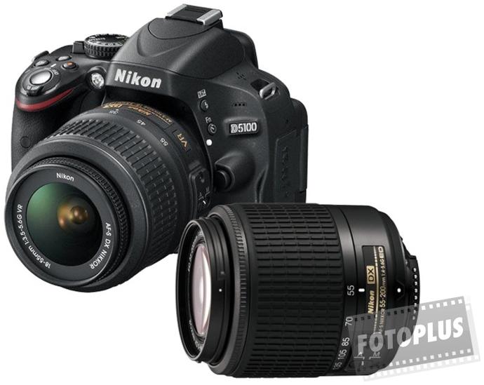 Nikon D5100 + 18-55mm VR + 55-200mm VR (VBA310KH01) - Árukereső.hu