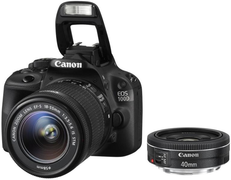 Canon EOS 100D + 18-55mm IS STM + 40mm STM - Árukereső.hu