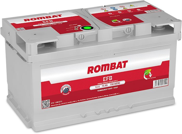 ROMBAT EFB 75Ah 730A (Acumulator auto) - Preturi