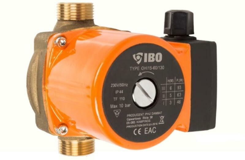 Pompe De Circulation IBO OHI 50-170/250 Pour Chauffage Central - 750W, 230V - Corps En Fonte, Fabriquée En Pologne