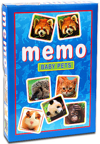 Memo - Baby Pets - Állatkölykök memóriajáték (637/10)