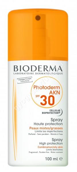 Vásárlás: BIODERMA Photoderm AKN Spray SPF 30 100ml Naptej, napolaj árak  összehasonlítása, Photoderm AKN Spray SPF 30 100 ml boltok