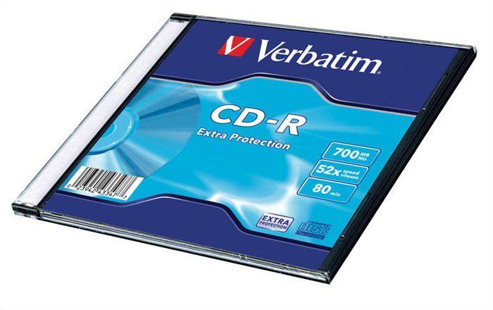 Verbatim CD-R 700MB 52x - Vékony tok (CDV7052V1DL) írható CD, DVD vásárlás,  olcsó Verbatim CD-R 700MB 52x - Vékony tok (CDV7052V1DL) írható DVD, CD  árak, akciók