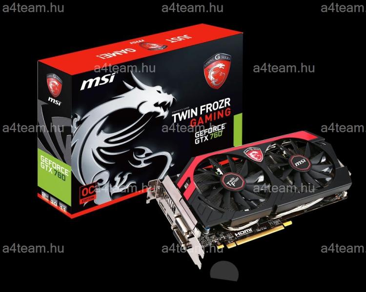 Msi Geforce Gtx 760 2gb Oc Edition Vásárlás: MSI GeForce GTX 760 TwinFrozr OC 2GB GDDR5 256bit PCIe (N760
