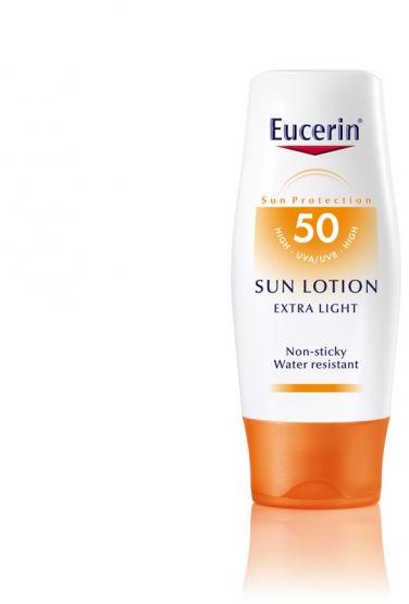 Vásárlás: Eucerin Sun extra könnyű naptej SPF 50 150ml Naptej, napolaj árak  összehasonlítása, Sun extra könnyű naptej SPF 50 150 ml boltok