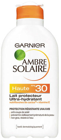Vásárlás: Garnier Ambre Solaire Erősen Védő Hidratáló Naptej SPF 30 200ml  Naptej, napolaj árak összehasonlítása, Ambre Solaire Erősen Védő Hidratáló  Naptej SPF 30 200 ml boltok
