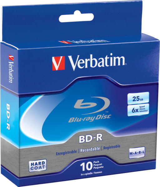 Verbatim Blu-ray BD-R 25GB 6X - Printable (43713) (Medii de stocare CD, DVD,  Blu-Ray) - Preturi