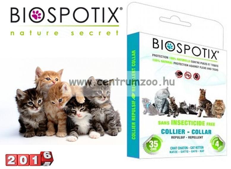 Vásárlás: BioSpotiX Kullancs és Bolhaírtó Nyakörv Macskáknak 35cm Élősködők  elleni készítmény macskáknak árak összehasonlítása, Kullancs és Bolhaírtó  Nyakörv Macskáknak 35 cm boltok