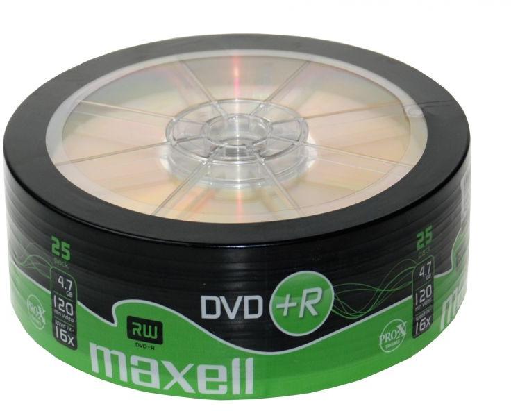 Maxell DVD+R 4.7GB 16x - Henger 25db írható CD, DVD vásárlás, olcsó Maxell  DVD+R 4.7GB 16x - Henger 25db írható DVD, CD árak, akciók