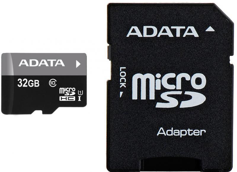 microSDHC 32GB C10/U1/UHS-I AUSDH32GUICL10-RA1