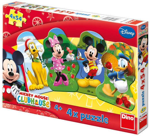 Dino 4 in 1 Clubul lui Mickey Mouse 54 (333079) (Puzzle) - Preturi