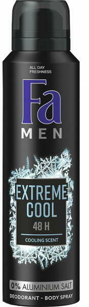 Fa Men Extreme Cool deo spray 150 ml dezodor vásárlás, olcsó Fa Men Extreme  Cool deo spray 150 ml izzadásgátló árak, akciók