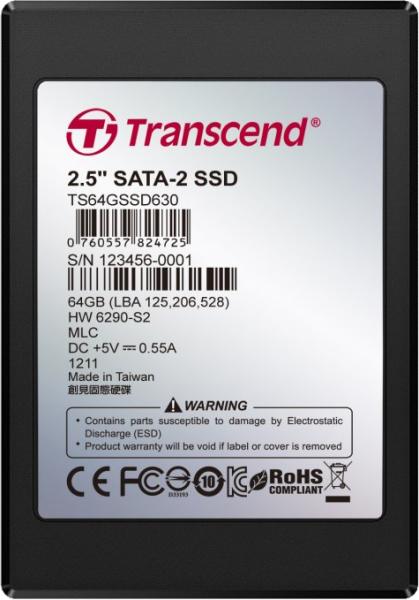 Vásárlás: Transcend SSD630 2.5 64GB SATA2 TS64GSSD630 Belső SSD meghajtó  árak összehasonlítása, SSD 630 2 5 64 GB SATA 2 TS 64 GSSD 630 boltok