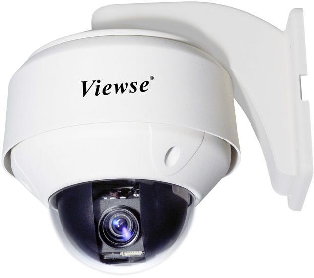 Viewse VC-832 - Мнения, Камери за наблюдение оферти, Цветна моторизирана  МИНИ куполна камера за видеонаблюдение Sony 1/3" Super HAD CCD sensor  Хоризонтална резолюция 420 ТВ
