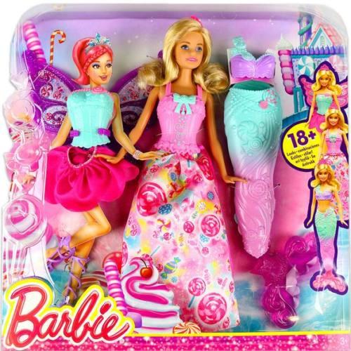 Vásárlás: Mattel Barbie - Tündérmese szett - Barbie baba három ruhával  Barbie baba árak összehasonlítása, Barbie Tündérmese szett Barbie baba  három ruhával boltok