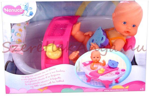 Vásárlás: Famosa Nenuco fürdethető baba káddal Játékbaba árak  összehasonlítása, Nenucofürdethetőbabakáddal boltok