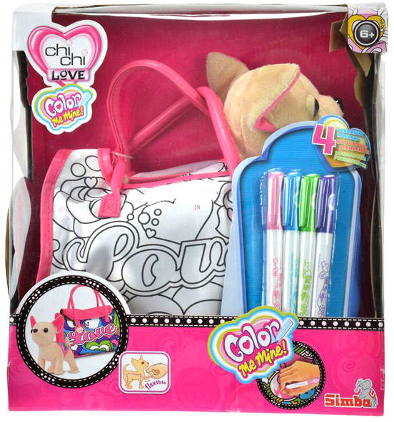 Vásárlás: Simba Toys Color Me Mine Chi Chi Love színezhető táska 20 cm-es  kutyával Kreatív játék árak összehasonlítása, Color Me Mine Chi Chi Love  színezhető táska 20 cm es kutyával boltok