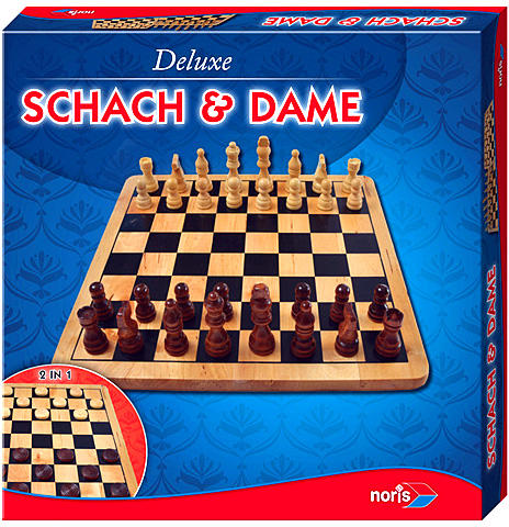 Vásárlás: Noris Fa Deluxe sakk és dámajáték (606104577) Sakk árak  összehasonlítása, Fa Deluxe sakk és dámajáték 606104577 boltok