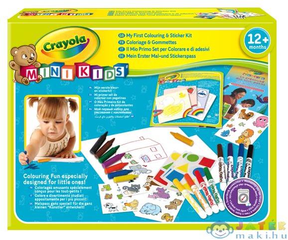 Mini Kids Színező és matricázó készlet