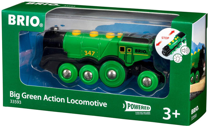 Zöld Action lokomotív (33593)