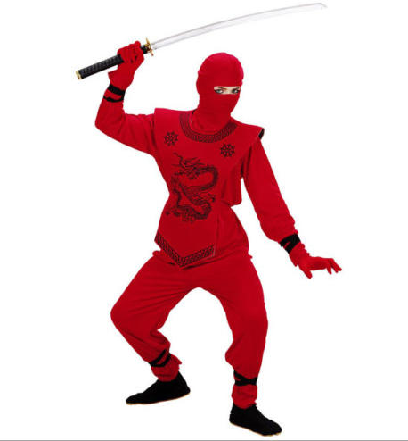 Vörös sárkány ninja - 140 cm-es méret (74537)