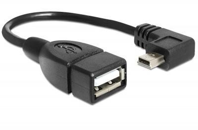 Delock Mini USB-USB 2.0 OTG Cable 16cm M/F 83245 vásárlás, olcsó Delock  Mini USB-USB 2.0 OTG Cable 16cm M/F 83245 árak, Kábel, csatlakozó akciók