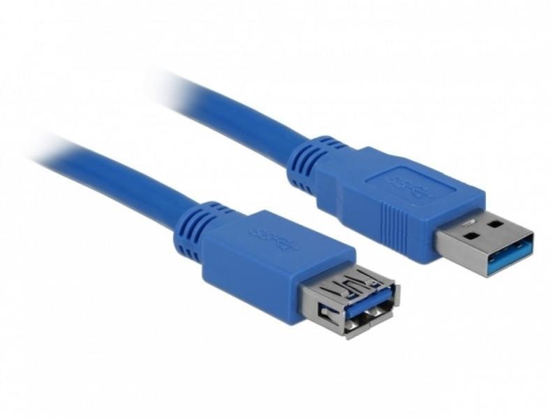 Delock USB 3.0 A Extension Cable M/F 2m 82539 vásárlás, olcsó Delock USB 3.0  A Extension Cable M/F 2m 82539 árak, Kábel, csatlakozó akciók